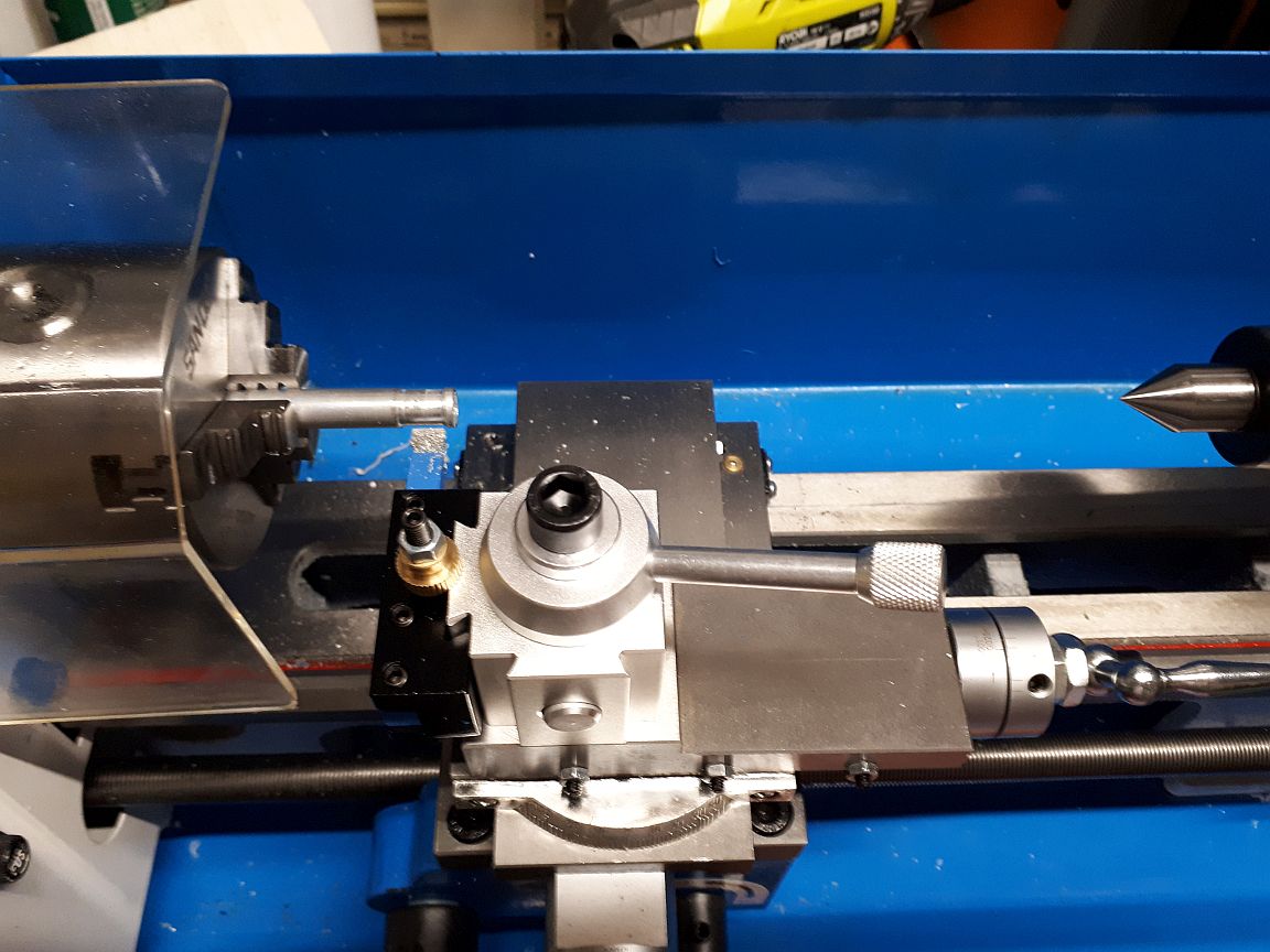now on the lathe..