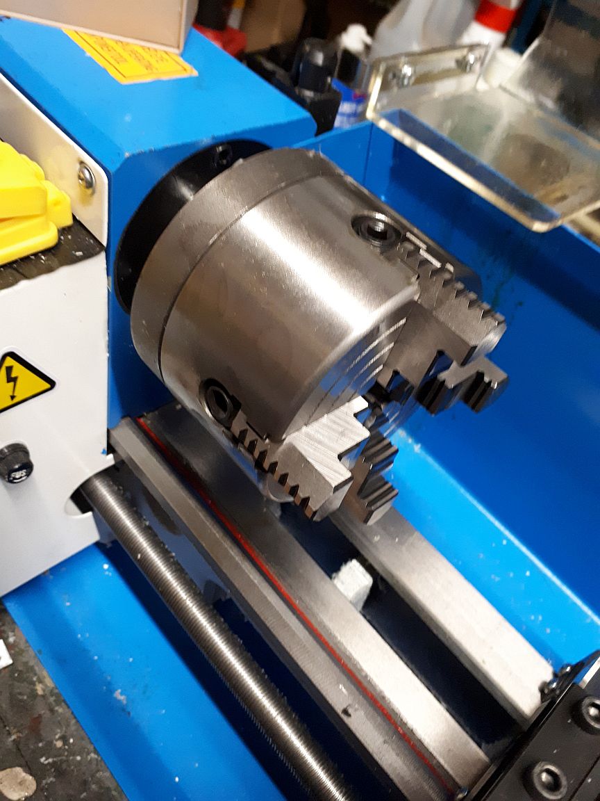 now on the lathe..